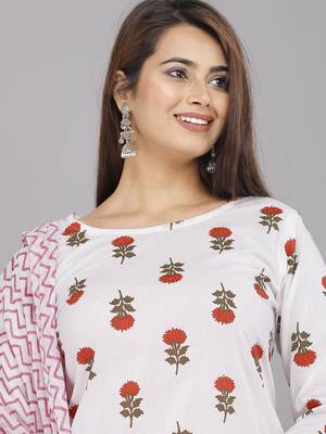 White embroidered cotton embroidered-kurtis 5