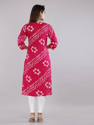 Red embroidered rayon embroidered-kurtis 3
