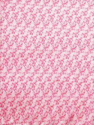 Baby Pink Color Japan Satin Printed Work Saree With Un Stitched Blouse  4