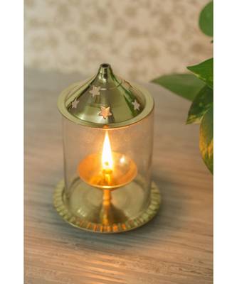 Fashion Bizz Gold Brass Table Diya 1