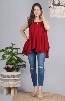 Women's Beautiful Rayon Western Top 1
