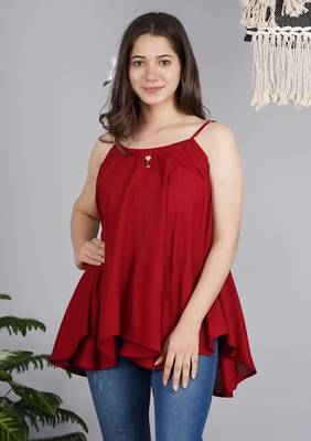 Women's Beautiful Rayon Western Top 4