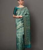 Glemora Rama Fancy Ethnic Wear Silk Blend Banarasi Traditional Saree