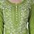 Seva Chikan Hand Embroidered Green Cotton Lucknowi Chikankari Kurti