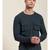 Dark Blue Double Pocket Full Sleeve Regular T-Shirt
