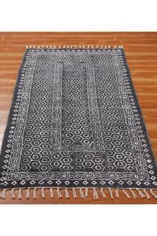 4x10 Ft Indian Cotton Rug Kitchen Rug Yoga Garden Rug Dining Room Rug Handmade Rug Area Rug