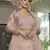 peach colored mirror, zari, zarkan, thread, embroidered organza semi stitched lehenga