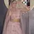 Gorgeous Baby-pink 3mm and 7mm sequins embroidered georgette fabric party wear lehenga choli