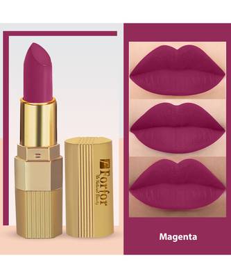 FORFOR Xpression Matte Lipstick Highly Pigmented, Creamy Texture, Long Lasting Matte Finish (5-8 hrs stay)(Magenta ) 2