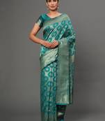 Glemora Pink Designer Ethnic Wear Silk Blend Banarasi Traditional Saree