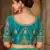 Light green woven banarasi silk saree 