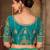 Light green woven banarasi silk saree 