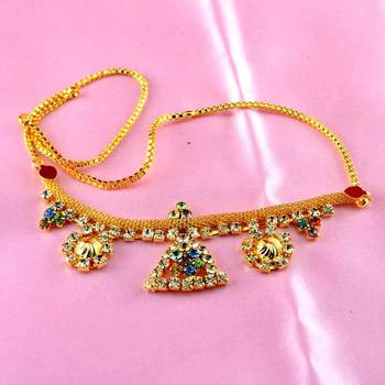 Gold Platted Stone Necklaces 1