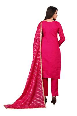 Pink stone chanderi salwar 2