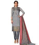 Grey booti banarasi salwar