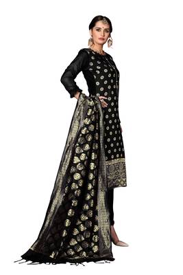 Black booti banarasi salwar 3