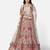 good-looking Off-white Thread, Zari, and Sequins Embroidered georgette semi stitched lehenga