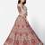 good-looking Off-white Thread, Zari, and Sequins Embroidered georgette Semi Stitched Lehenga