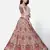 good-looking Off-white Thread, Zari, and Sequins Embroidered georgette semi stitched lehenga