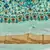 sweet Sky-blue Thread, Zari, and Sequins Embroidered georgette semi stitched lehenga