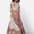 good-looking Off-white Thread, Zari, and Sequins Embroidered georgette Semi Stitched Lehenga