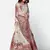 good-looking Off-white Thread, Zari, and Sequins Embroidered georgette semi stitched lehenga