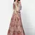 good-looking Off-white Thread, Zari, and Sequins Embroidered georgette semi stitched lehenga