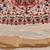 good-looking Off-white Thread, Zari, and Sequins Embroidered georgette semi stitched lehenga