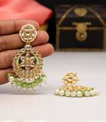 Green danglers-drops