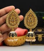 Black jhumkas