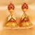 Gorgeous goldtone huge kemp peacock jhumkkas dj11930