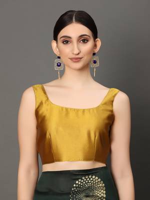 Glemora BlackYellow Beautiful Ethnic Wear Silk Blend Banarasi Traditional Saree 4
