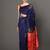 Glemora NevyBlueRed Beautiful Ethnic Wear Silk Blend Banarasi Traditional Saree