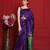 Glemora PurpleGreen Beautiful Ethnic Wear Silk Blend Banarasi Traditional Saree