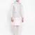 Mag Men's White Matching Kurta Churidar With Gray Joot Waiscoat For Men (RG-19455-36)
