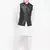 Mag Men's White Matching Kurta Churidar With Black 2nd Waiscoat For Men (RG-19462-36)