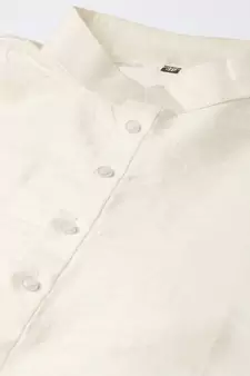 Mag Men's white Matching Kurta Churidar With Gold Waiscoat For Men (RG-19465-36)