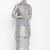Mag Men's Silver Matching Kurta Churidar With Gray 1st Joot Waiscoat For Men (RG-19484-36)
