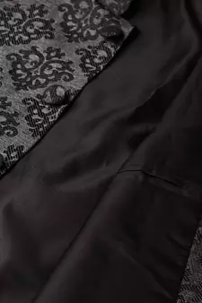 Mag Men's Gold Matching Kurta Churidar With Black 1st Waiscoat For Men (RG-19505-36)