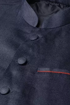 Mag Men's Silver matching Kurta Churidar With Navy Blue Joot Waiscoat For Men (RG-19509-36)