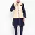 Mag Men's Navy Blue Matching Kurta Churidar With Gold Waiscoat For Men (RG-19514-36)