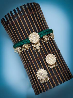 Gold pearl necklace sets 1