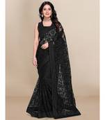 soft net saree with blouse piece