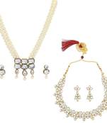 White crystal necklaces