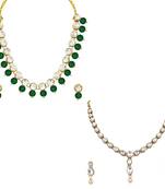 Green crystal necklaces