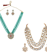 White crystal necklaces