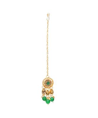 Traditional Green Pearl antique Choker Set 5