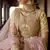 Yellow zari and resham embroidered georgette semi stitched wedding lehenga