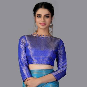 Nylon Silk Beautiful Pure Zari Weaving Saree With Rich Pallu Contrast Border 4