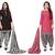 Multicolor printed crepe salwar